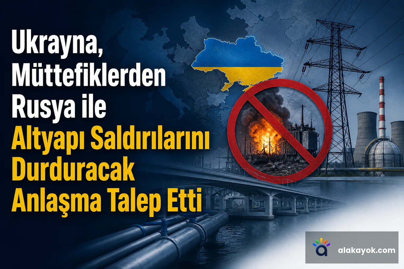 Ukrayna, Müttefiklerden Rusya ile Altyapı Saldırılarını Durduracak Anlaşma Talep Etti