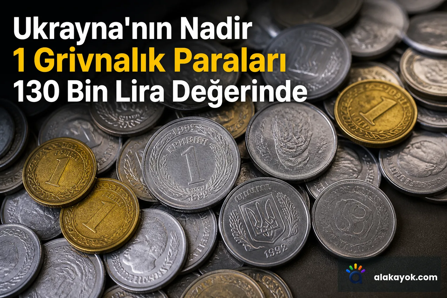 Ukrayna'nın Nadir 1 Grivnalık Paraları 130 Bin Lira Değerinde