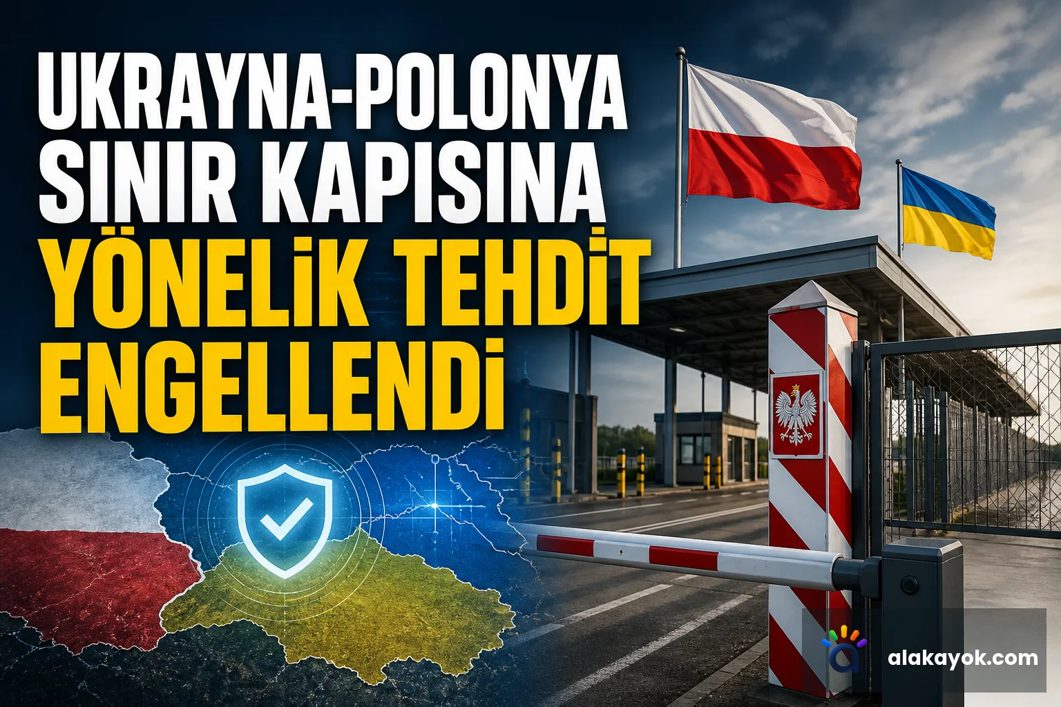 Ukrayna-Polonya Sınır Kapısına Yönelik Tehdit Engellendi