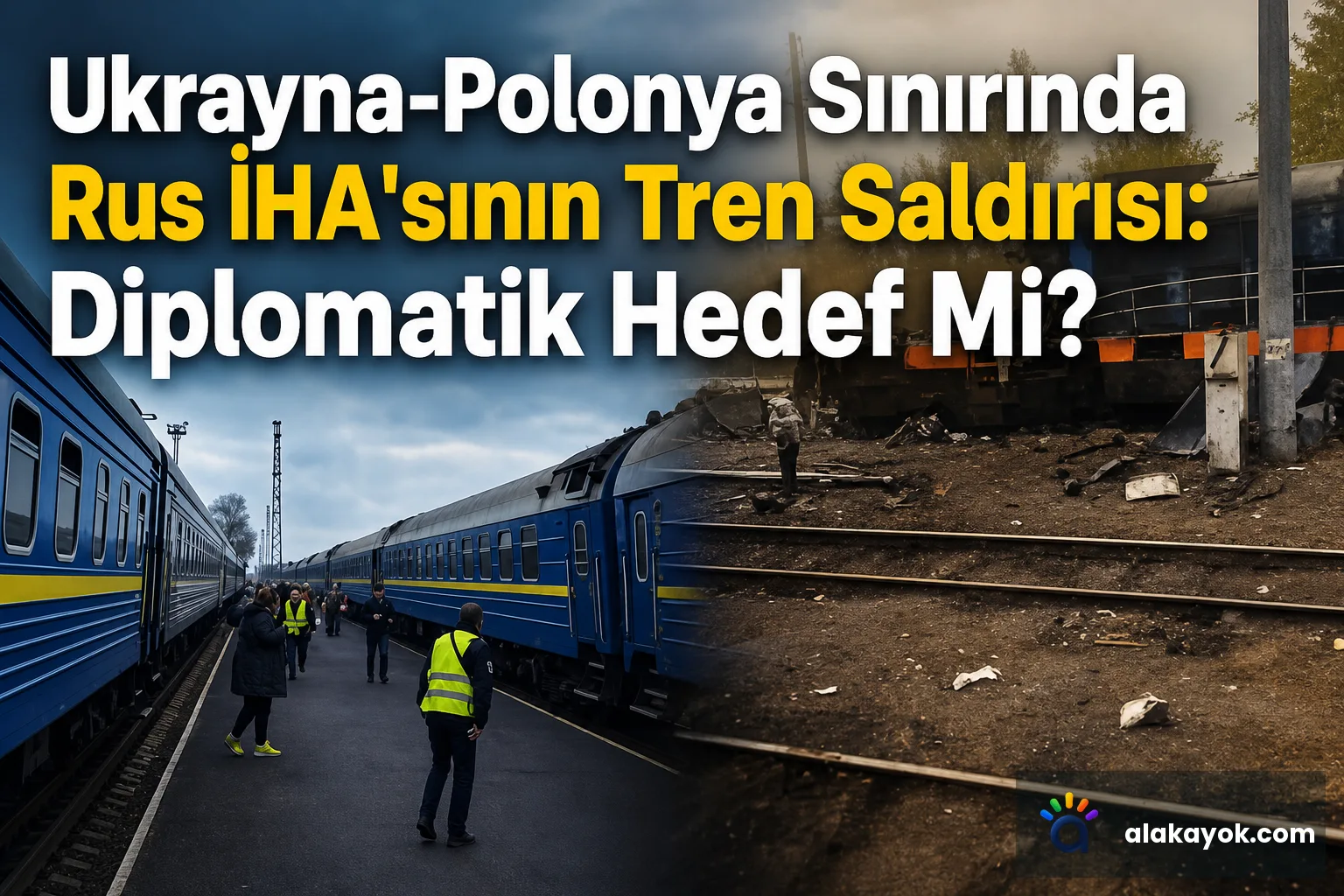 Ukrayna-Polonya Sınırında Rus İHA'sının Tren Saldırısı: Diplomatik Hedef Mi?