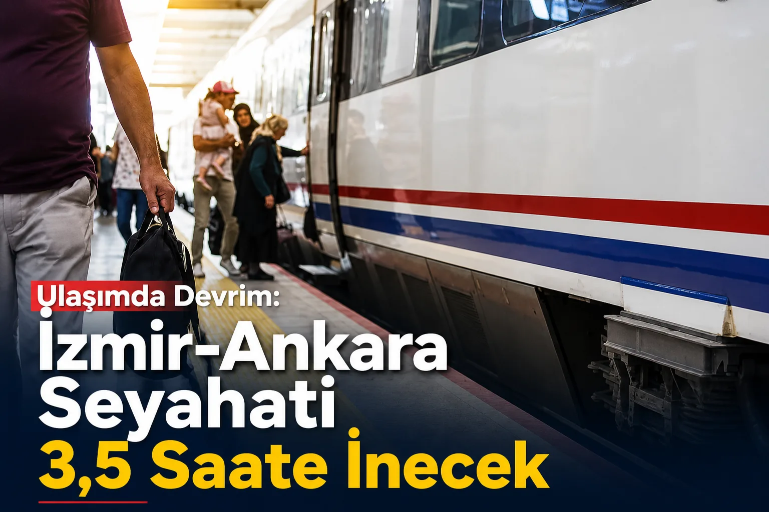 Ulaşımda Devrim: İzmir-Ankara Seyahati 3,5 Saate İnecek