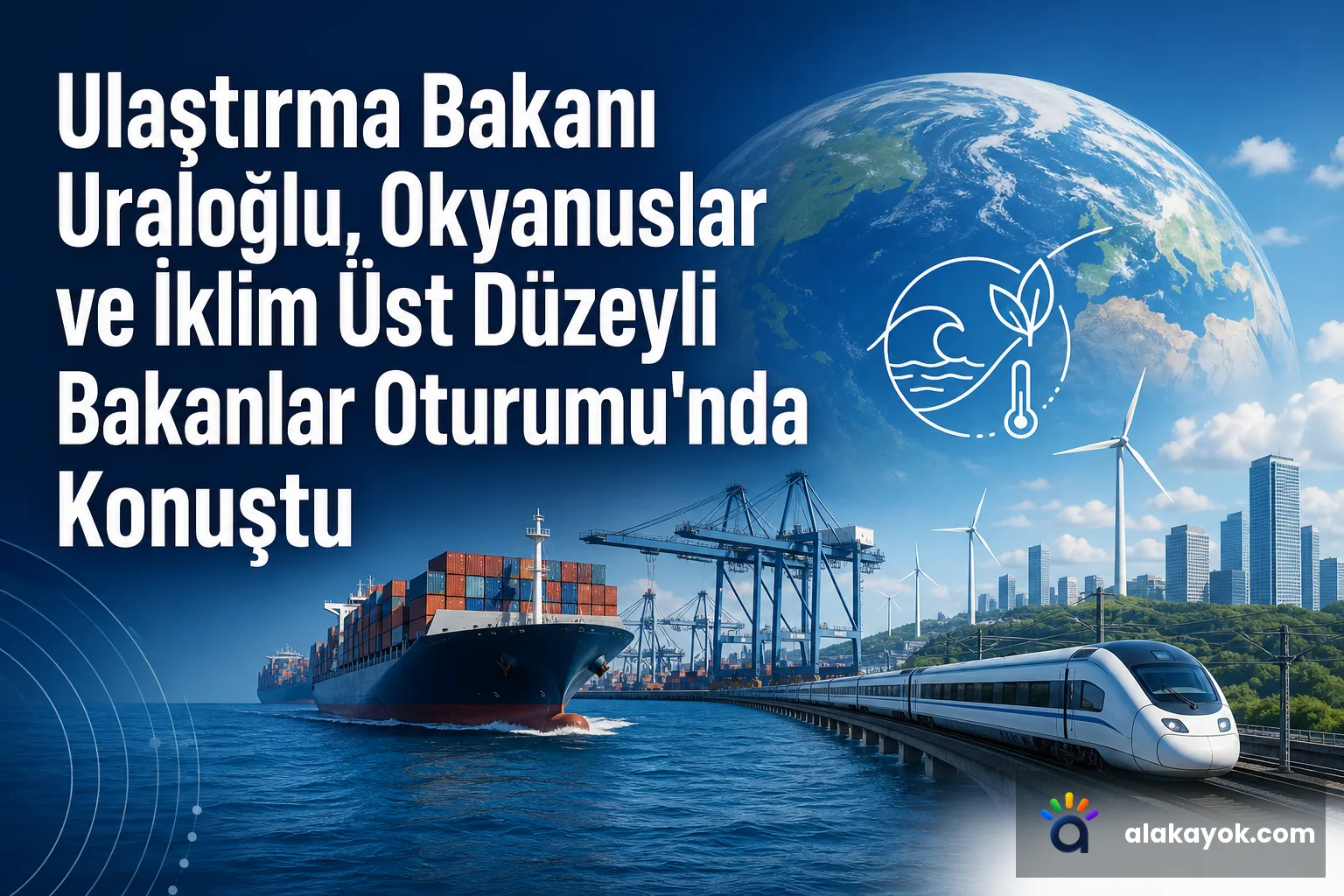 Ulaştırma Bakanı Uraloğlu, Okyanuslar ve İklim Üst Düzeyli Bakanlar Oturumu'nda Konuştu