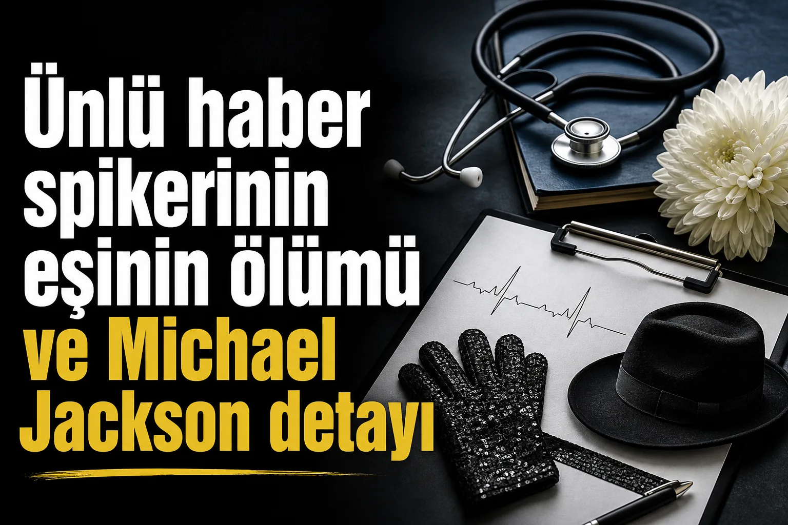 Ünlü haber spikerinin eşinin ölümü ve Michael Jackson detayı