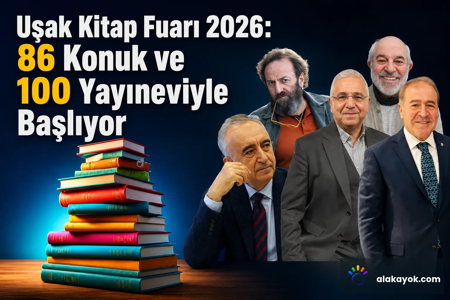 Uşak Kitap Fuarı 2026: 86 Konuk ve 100 Yayıneviyle Başlıyor