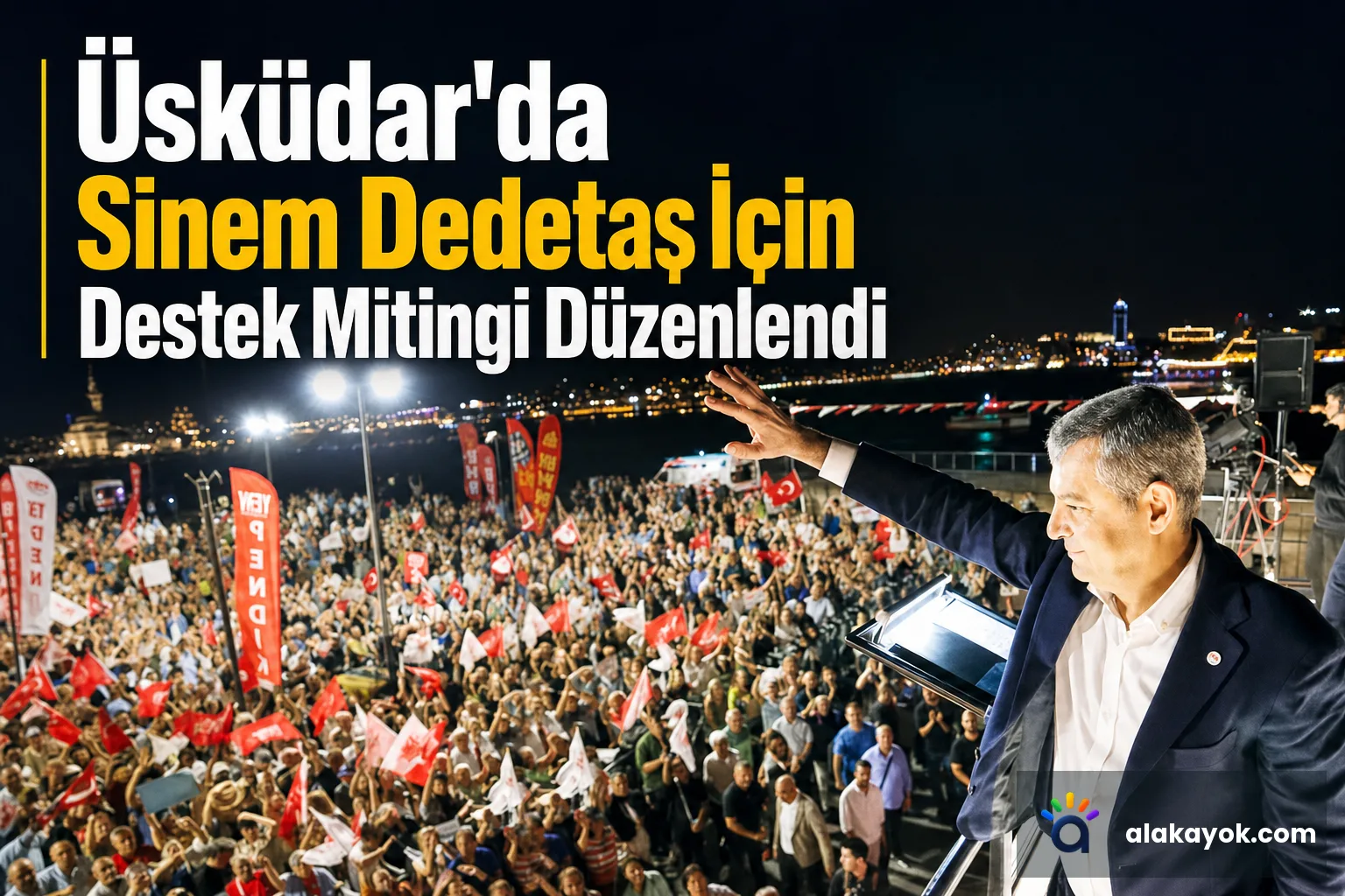 Üsküdar'da Sinem Dedetaş İçin Destek Mitingi Düzenlendi