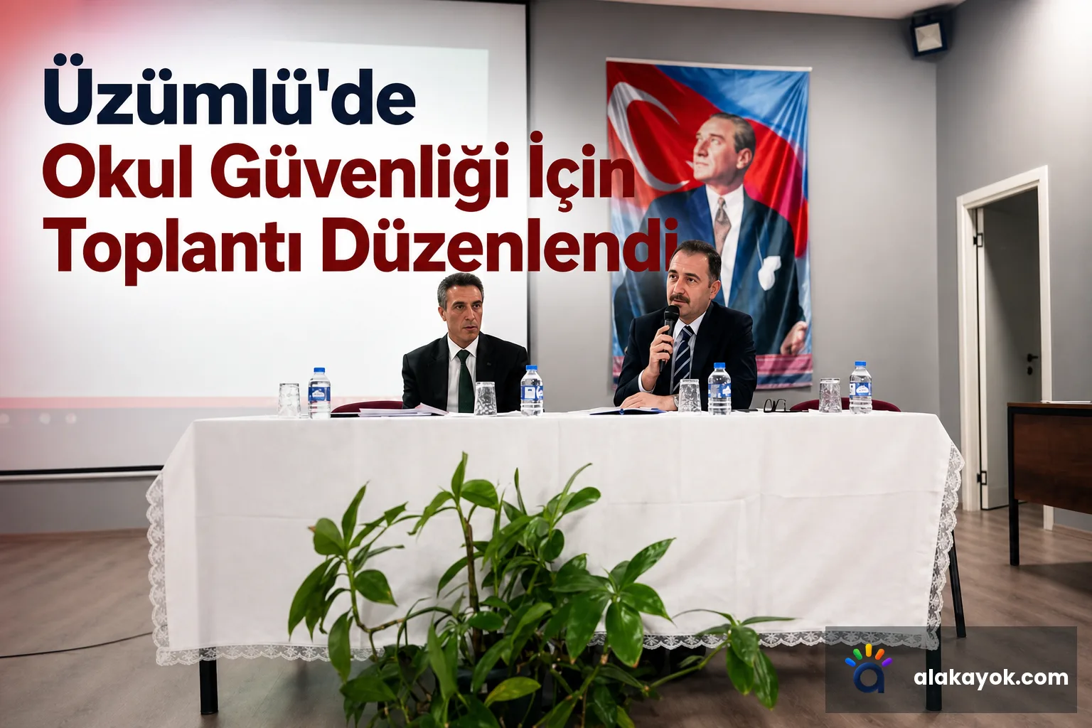 Üzümlü'de Okul Güvenliği İçin Toplantı Düzenlendi