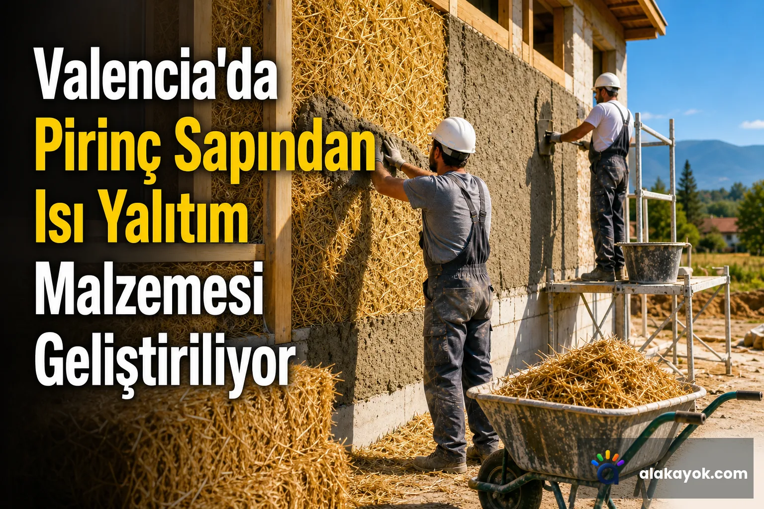 Valencia'da Pirinç Sapından Isı Yalıtım Malzemesi Geliştiriliyor