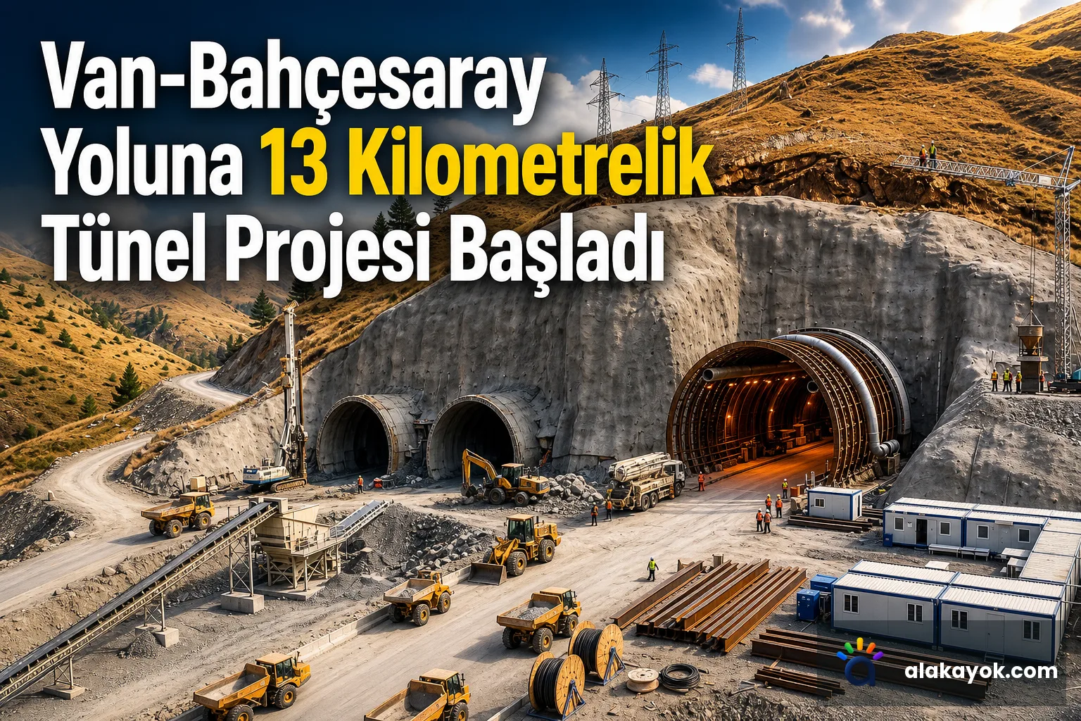 Van-Bahçesaray Yoluna 13 Kilometrelik Tünel Projesi Başladı