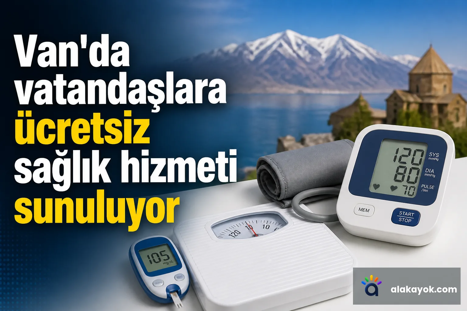 Van'da vatandaşlara ücretsiz sağlık hizmeti sunuluyor