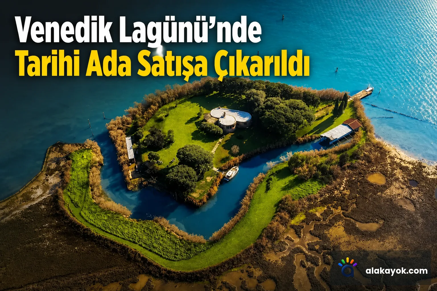 Venedik Lagünü'nde Tarihi Ada Satışa Çıkarıldı