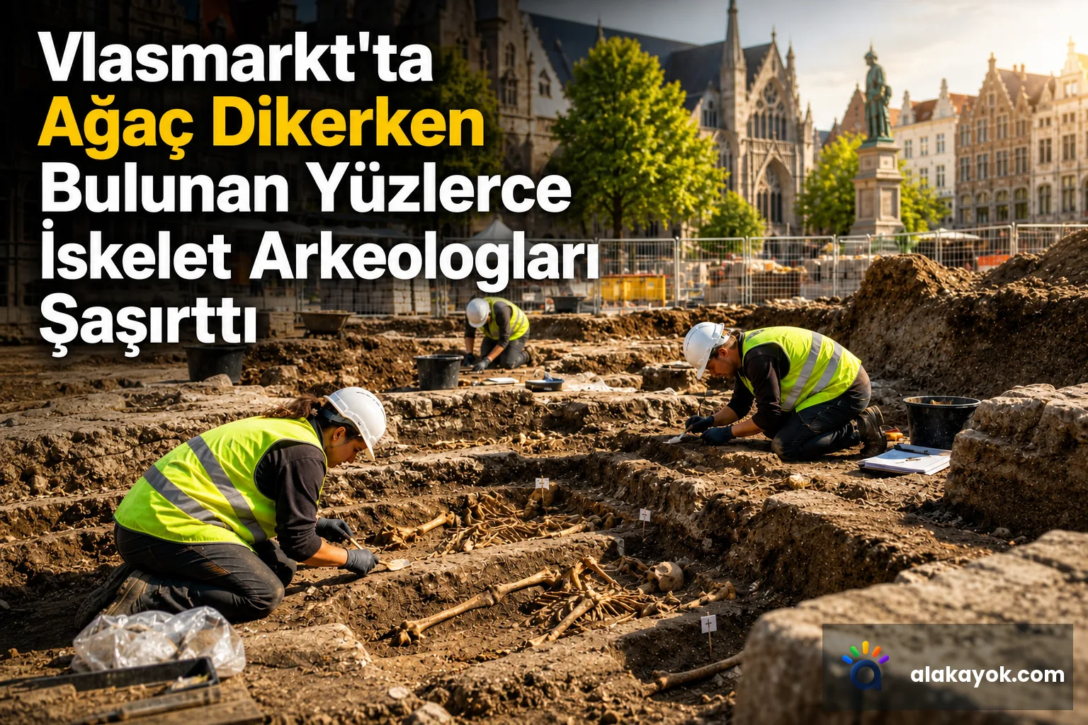 Vlasmarkt'ta Ağaç Dikerken Bulunan Yüzlerce İskelet Arkeologları Şaşırttı