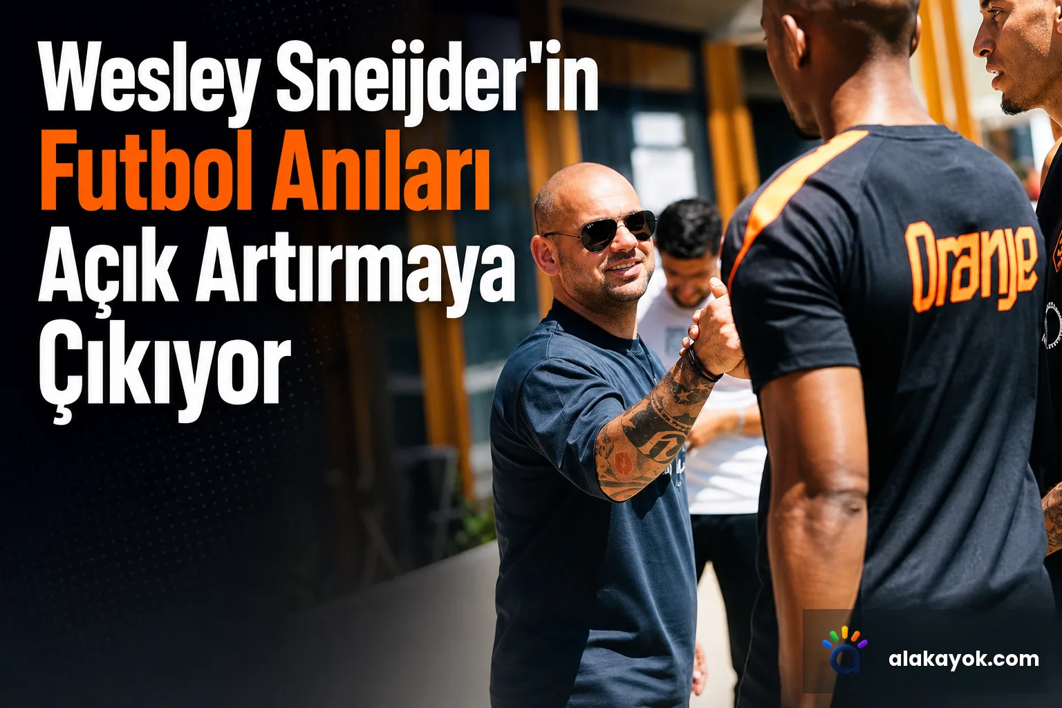 Wesley Sneijder'in Futbol Anıları Açık Artırmaya Çıkıyor