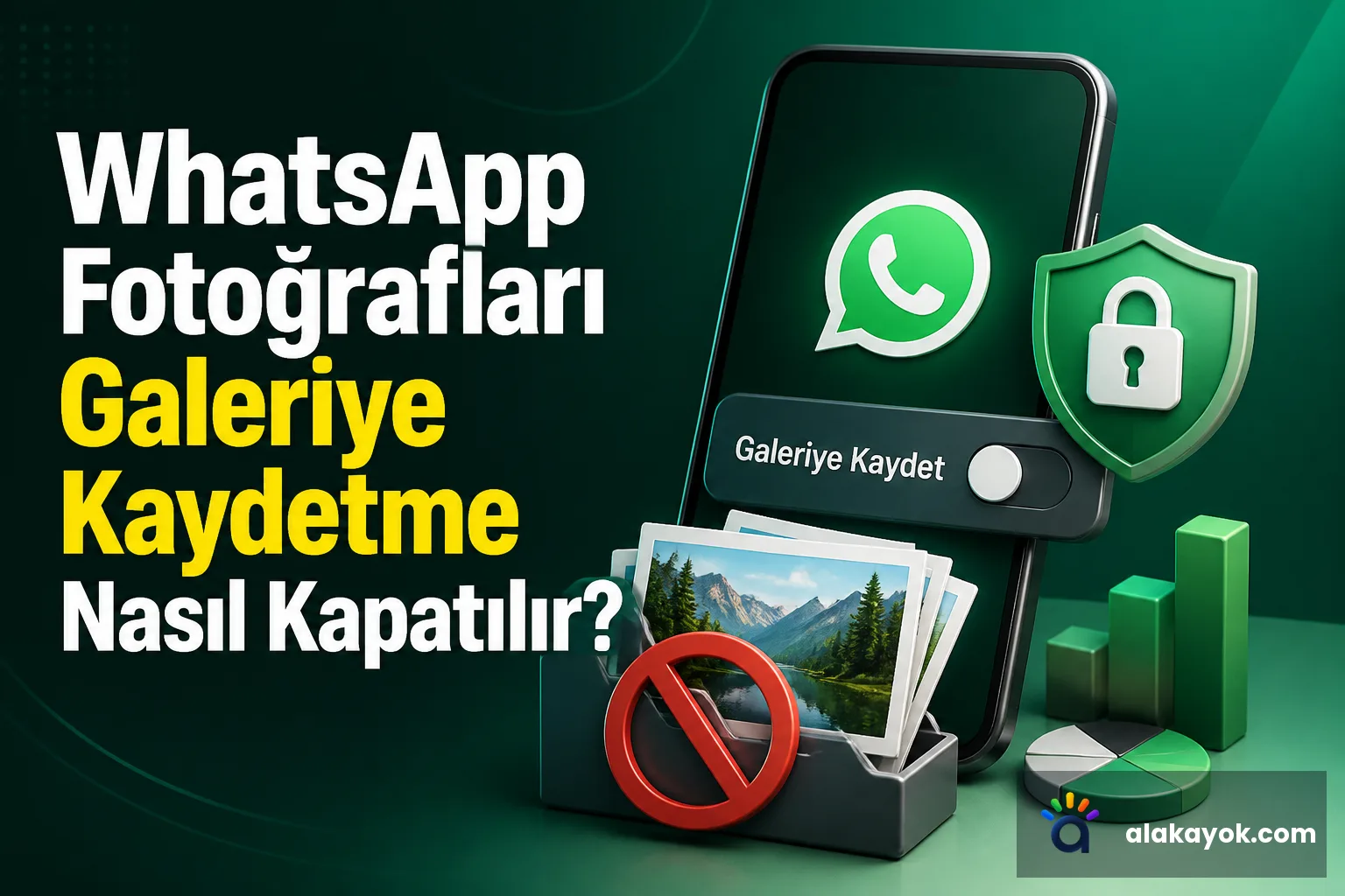 WhatsApp Fotoğrafları Galeriye Kaydetme Nasıl Kapatılır?
