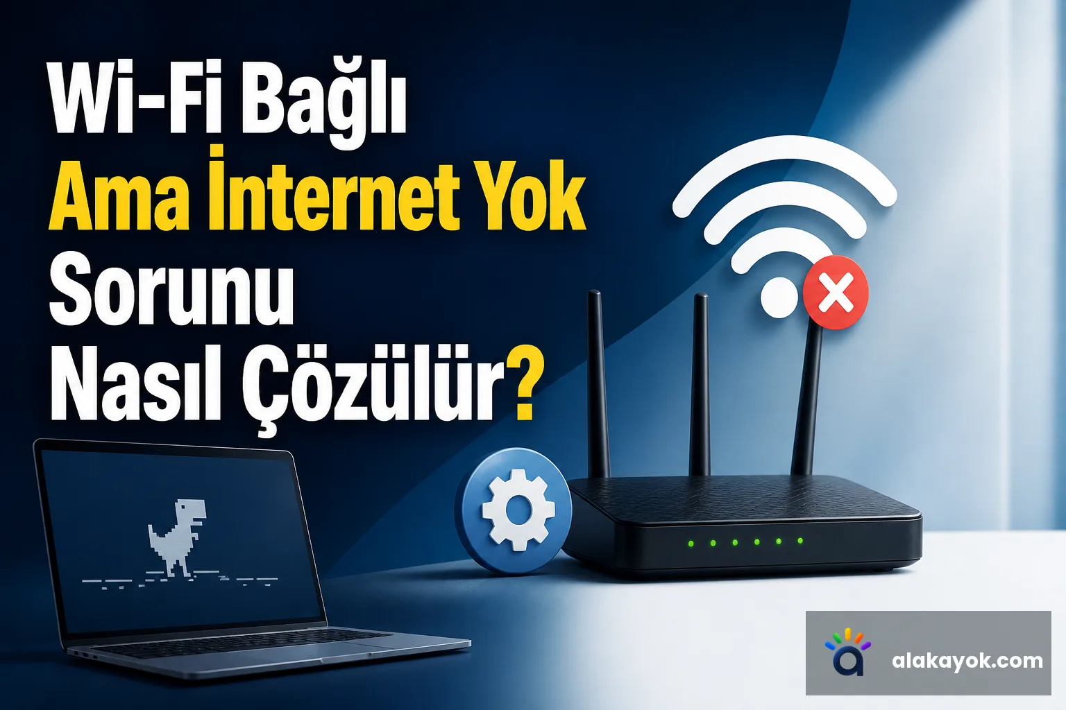 Wi-Fi Bağlı Ama İnternet Yok Sorunu Nasıl Çözülür?