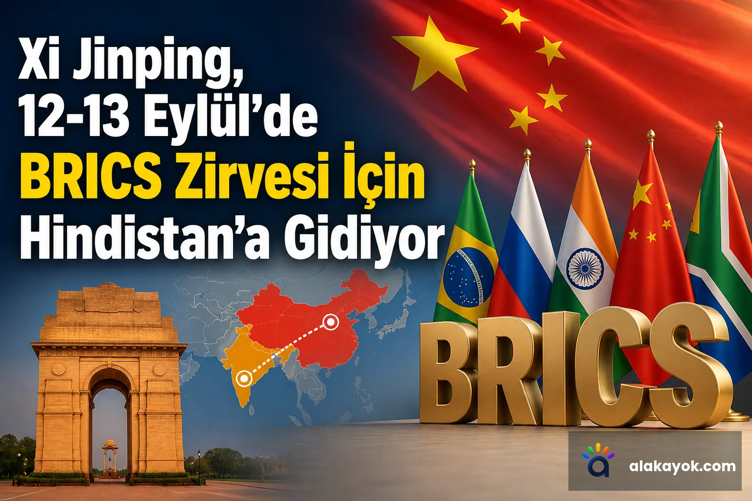 Xi Jinping, 12-13 Eylül'de BRICS Zirvesi İçin Hindistan'a Gidiyor