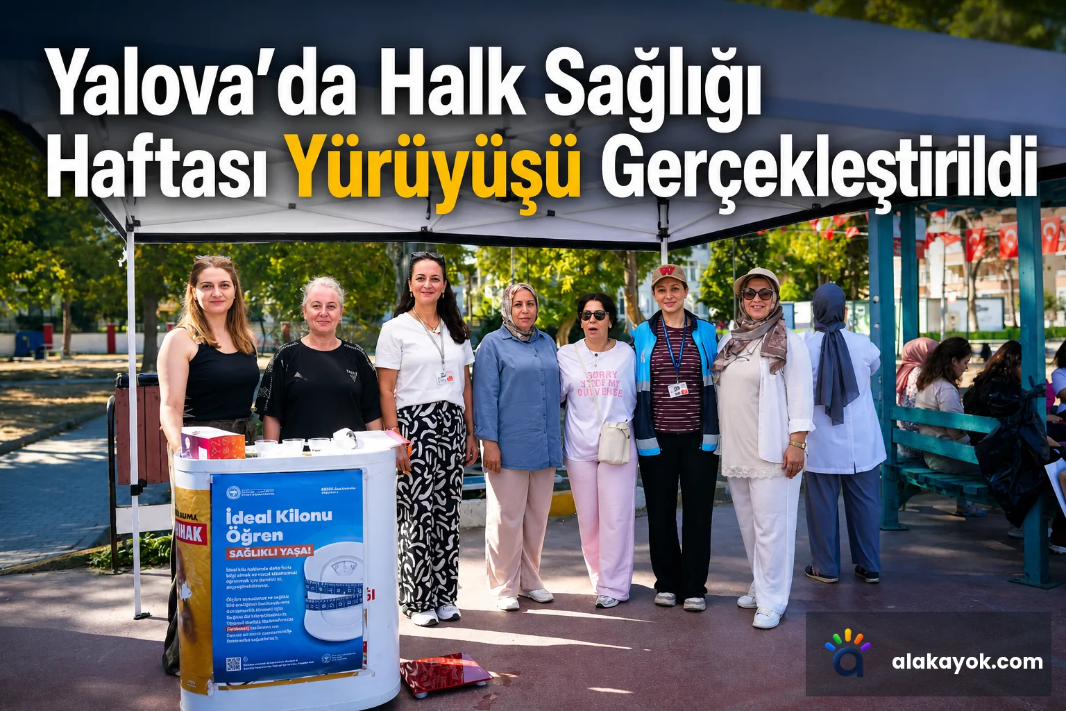 Yalova'da Halk Sağlığı Haftası Yürüyüşü Gerçekleştirildi