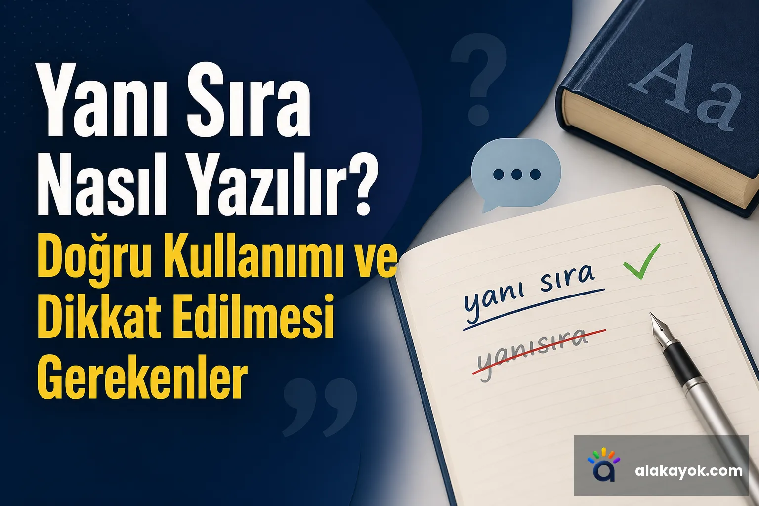 Yanı Sıra Nasıl Yazılır? Doğru Kullanımı ve Dikkat Edilmesi Gerekenler