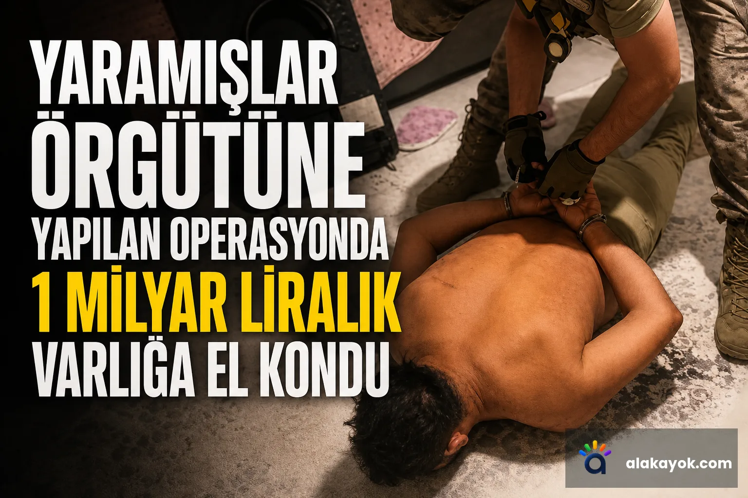 Yaramışlar örgütüne yapılan operasyonda 1 milyar liralık varlığa el kondu