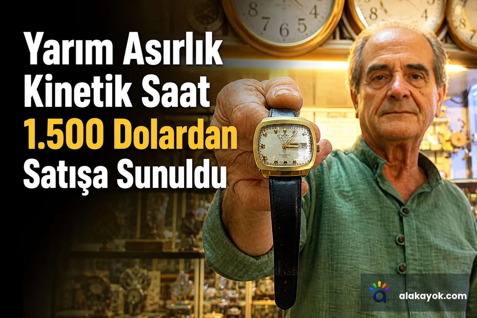 Yarım Asırlık Kinetik Saat 1.500 Dolardan Satışa Sunuldu