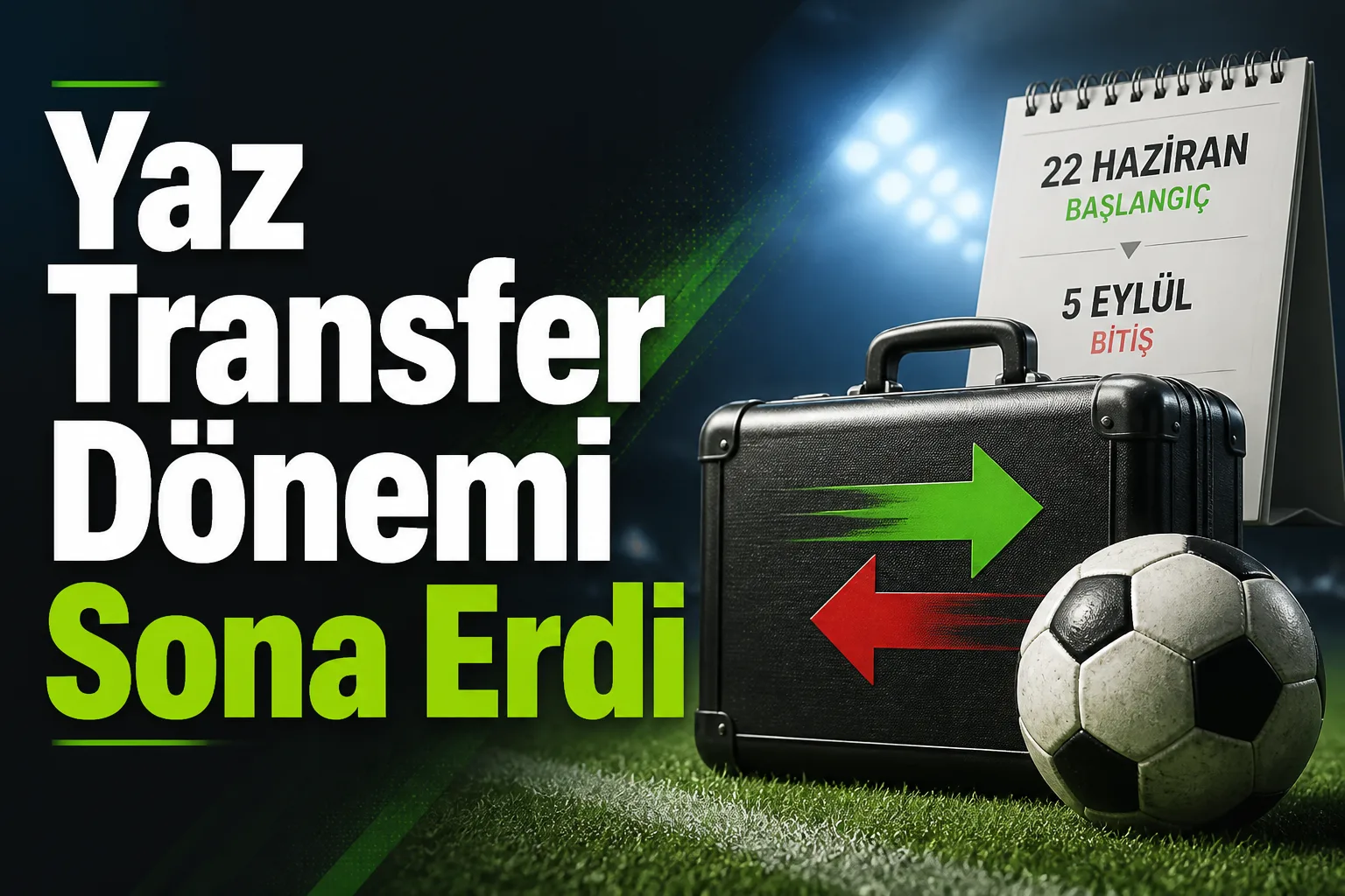 Yaz Transfer Dönemi Sona Erdi