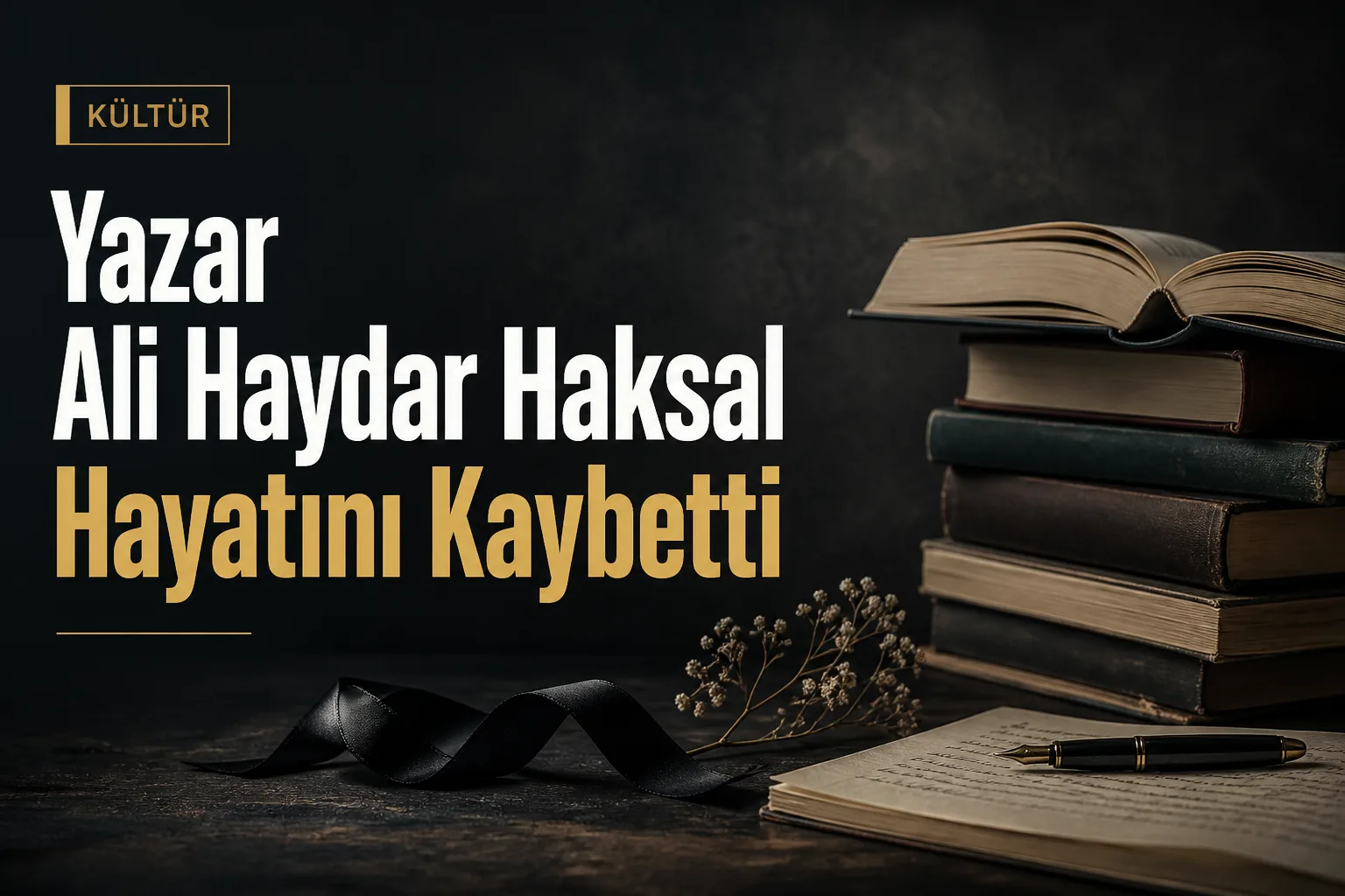 Yazar Ali Haydar Haksal Hayatını Kaybetti