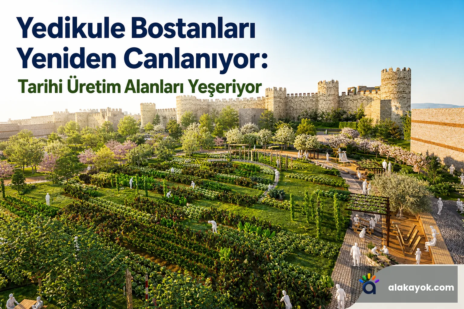 Yedikule Bostanları Yeniden Canlanıyor: Tarihi Üretim Alanları Yeşeriyor