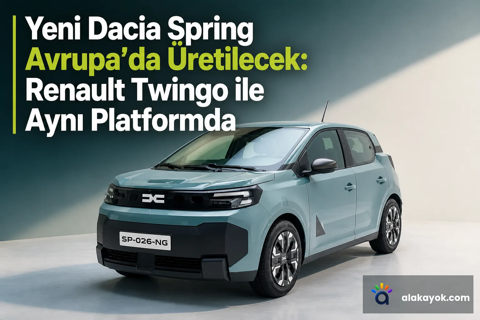 Yeni Dacia Spring Avrupa'da Üretilecek: Renault Twingo ile Aynı Platformda