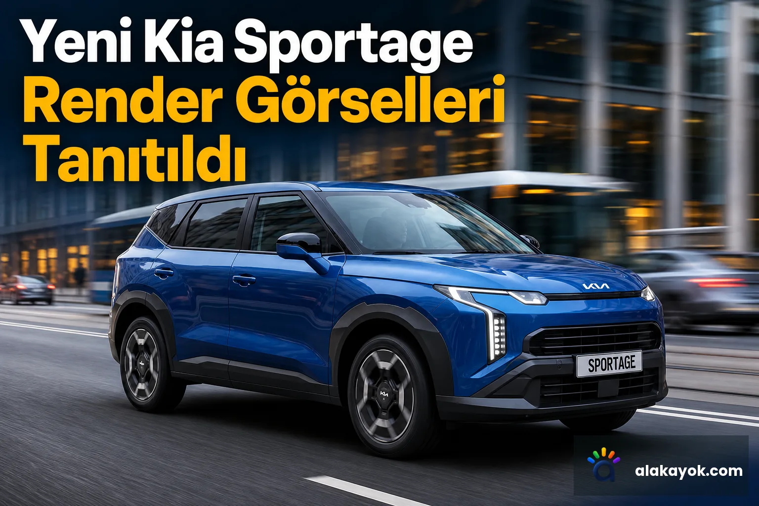 Yeni Kia Sportage Render Görselleri Tanıtıldı