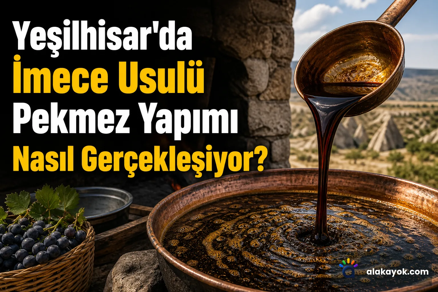 Yeşilhisar'da İmece Usulü Pekmez Yapımı Nasıl Gerçekleşiyor?