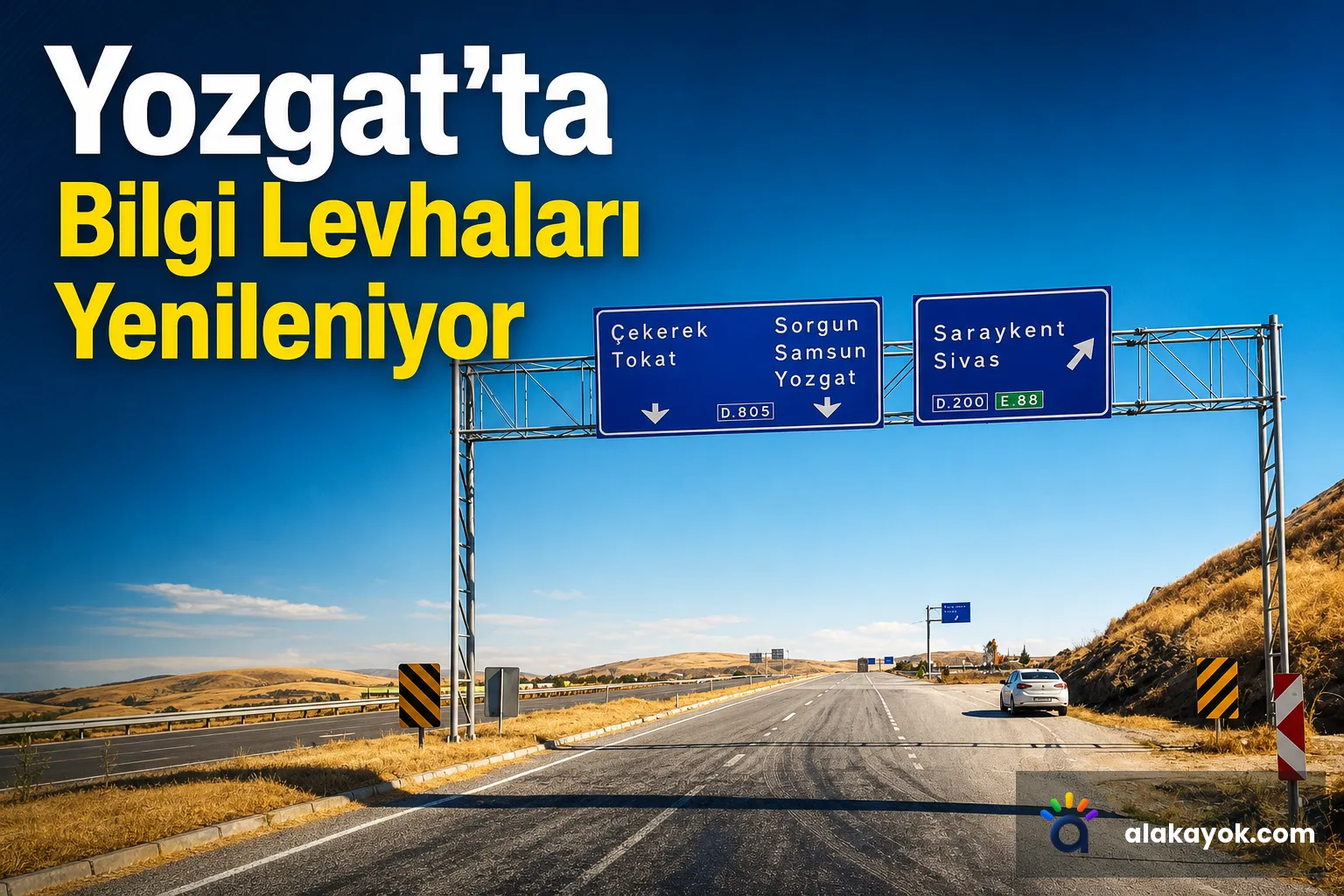 Yozgat'ta Bilgi Levhaları Yenileniyor