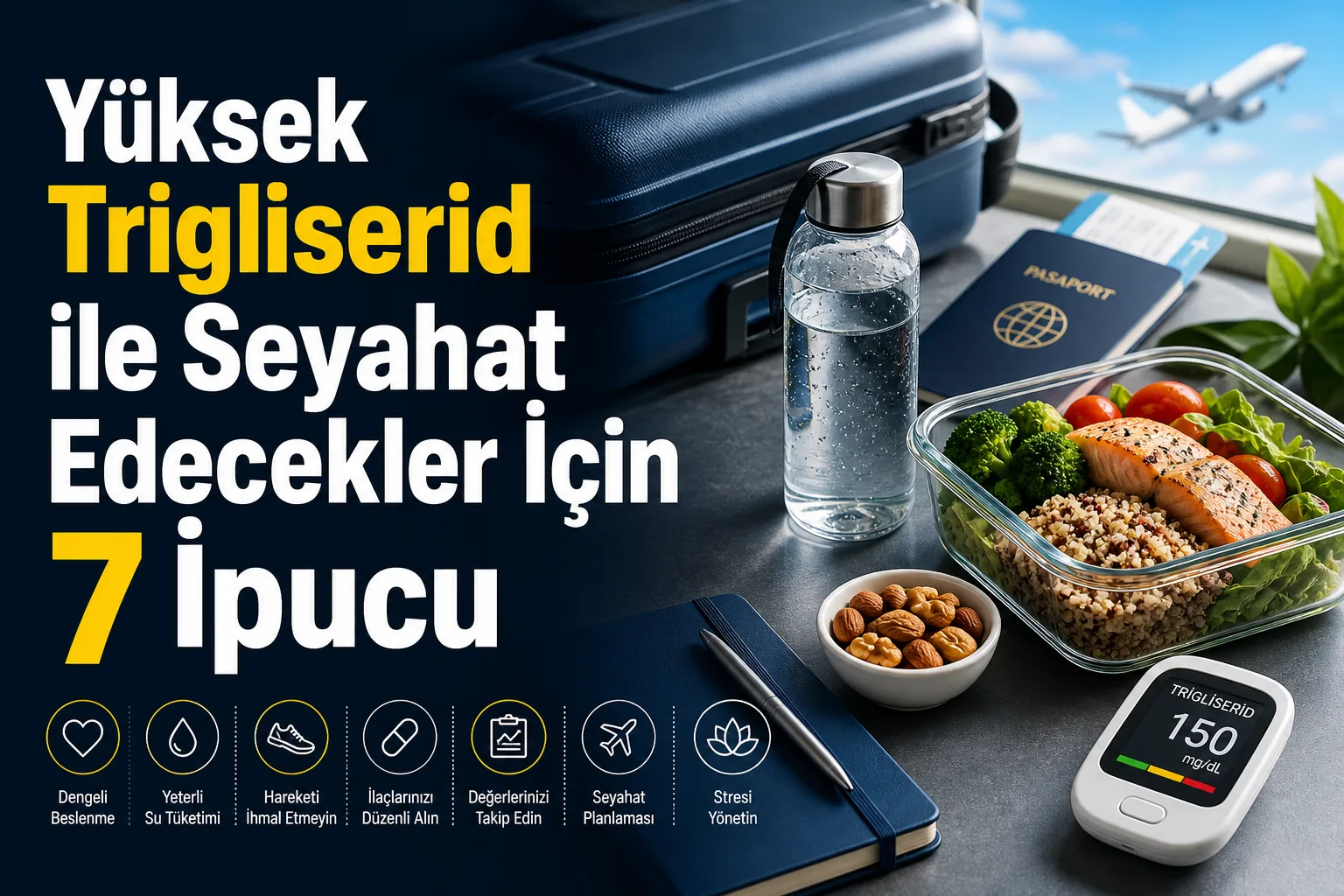 Yüksek Trigliserid ile Seyahat Edecekler İçin 7 İpucu