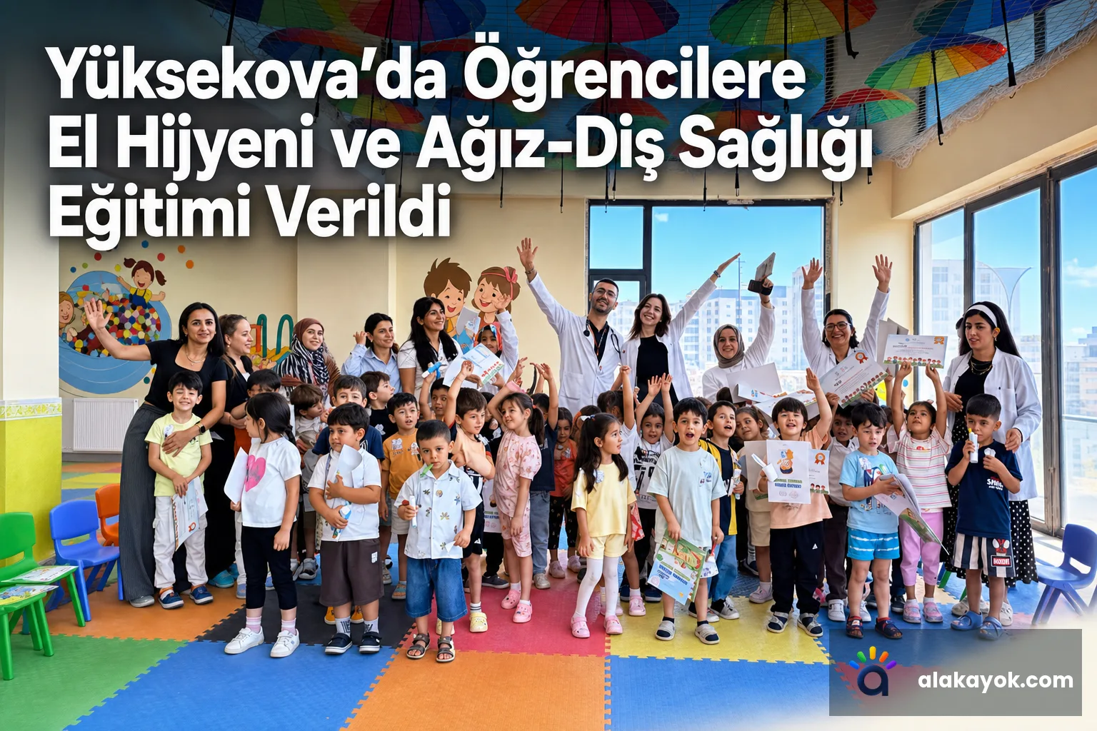 Yüksekova'da Öğrencilere El Hijyeni ve Ağız-Diş Sağlığı Eğitimi Verildi