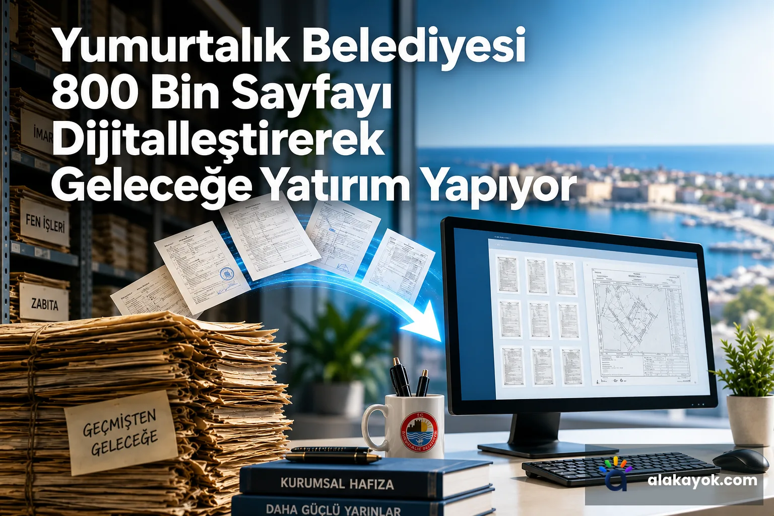 Yumurtalık Belediyesi 800 Bin Sayfayı Dijitalleştirerek Geleceğe Yatırım Yapıyor
