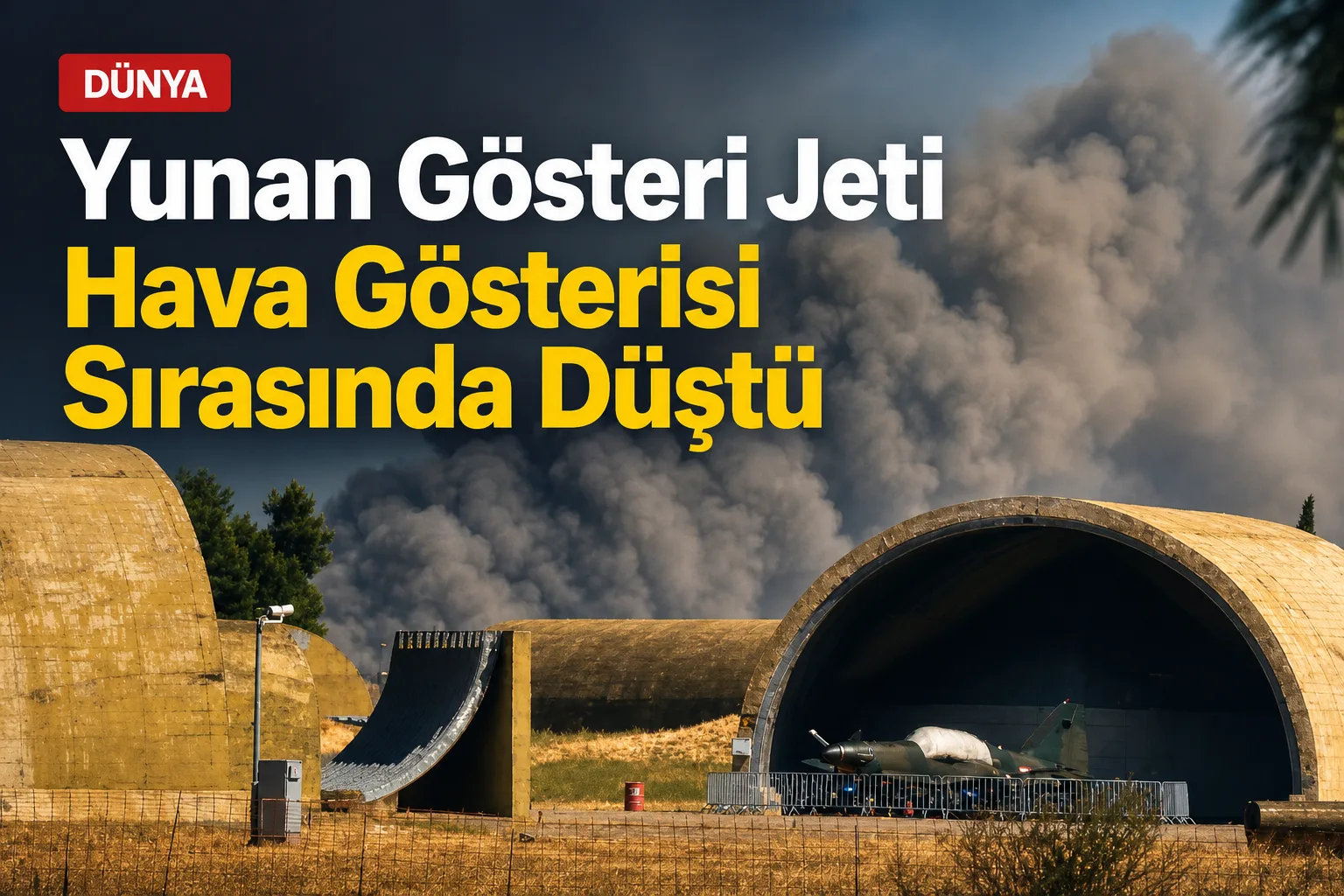 Yunan Gösteri Jeti Hava Gösterisi Sırasında Düştü