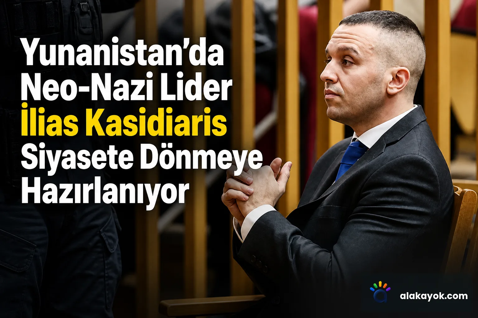 Yunanistan'da Neo-Nazi Lider İlias Kasidiaris Siyasete Dönmeye Hazırlanıyor
