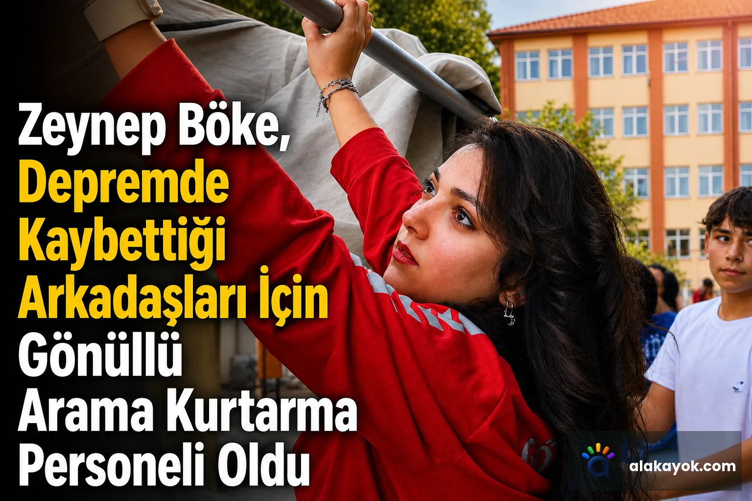 Zeynep Böke, Depremde Kaybettiği Arkadaşları İçin Gönüllü Arama Kurtarma Personeli Oldu
